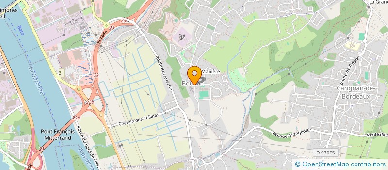 localisation de l'entreprise L'IMMOBILIERE DU PARC  BOULIAC