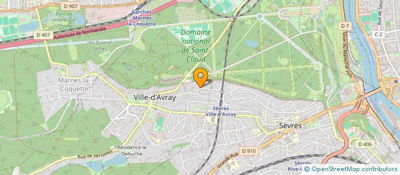 localisation de l'entreprise L IMMOBILIERE DU PARC  VILLE-D'AVRAY