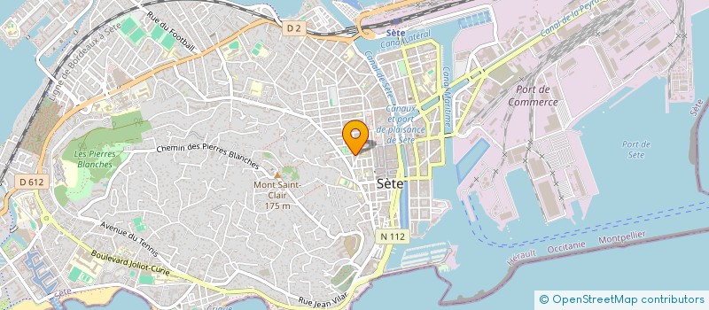 localisation de l'entreprise L'IMMOBILIERE DU PHARE à SETE