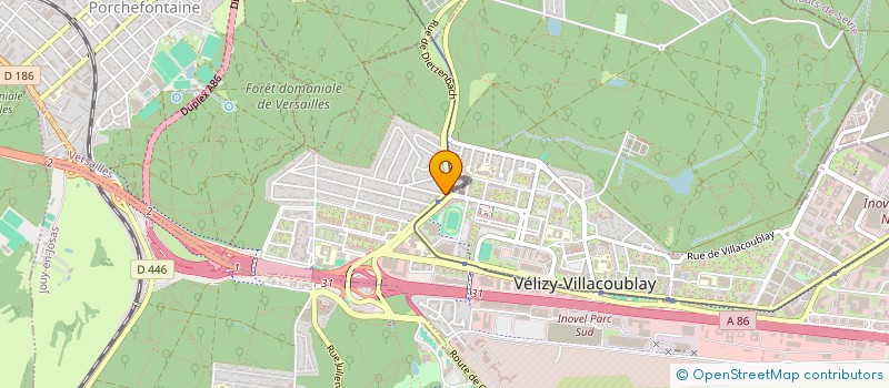 localisation de l'entreprise L'IMMOBILIERE DU PLATEAU SA  VELIZY-VILLACOUBLAY
