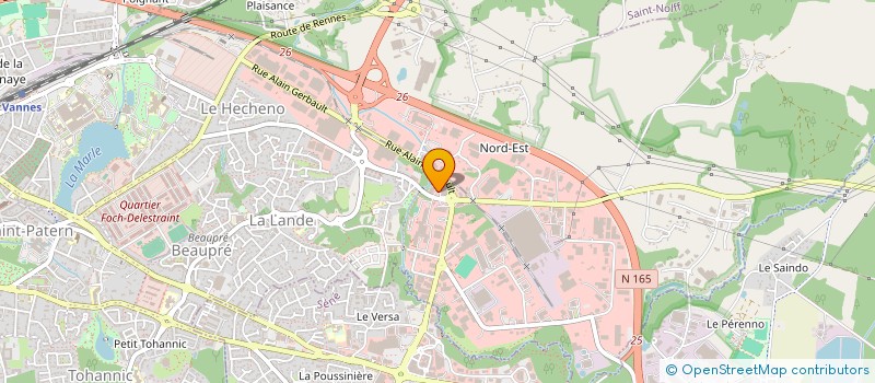 localisation de l'entreprise L'IMMOBILIERE DU PRAT à VANNES