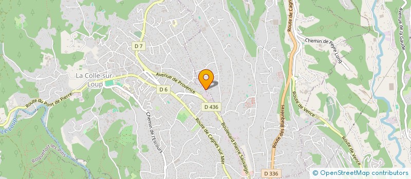 localisation de l'entreprise L'IMMOBILIERE DU SOLEIL à SAINT-PAUL-DE-VENCE