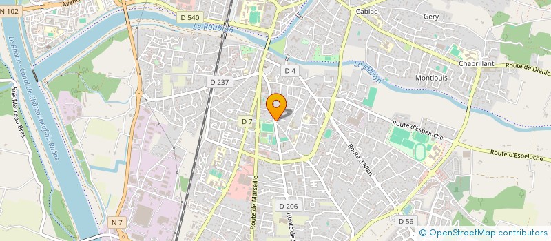 localisation de l'entreprise L'IMMOBILIERE DU SUD II à MONTELIMAR