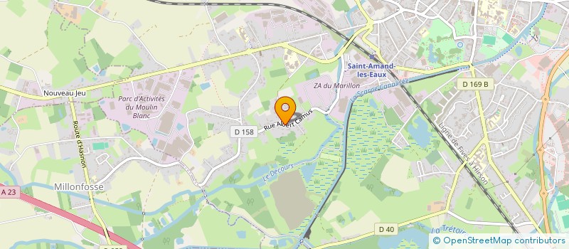 localisation de l'entreprise L'IMMOBILIERE DUARTE  SAINT-AMAND-LES-EAUX