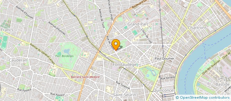 localisation de l'entreprise L'IMMOBILIERE E  BORDEAUX