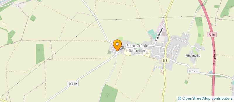 localisation de l'entreprise L'IMMOBILIERE F.C.  SAINT-CREPIN-IBOUVILLERS