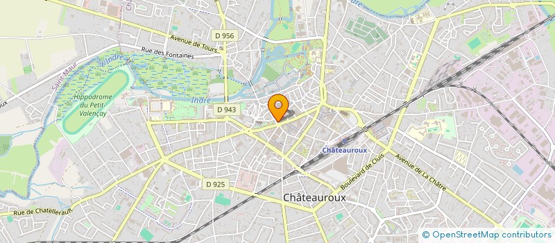 localisation de l'entreprise L IMMOBILIERE GUIGNARD à CHATEAUROUX