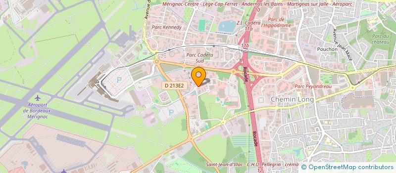 localisation de l'entreprise L IMMOBILIERE JCD à MERIGNAC