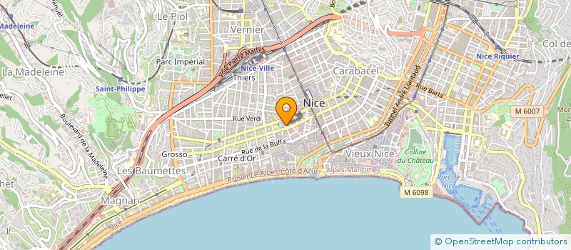 localisation de l'entreprise L IMMOBILIERE LO PRESTI à NICE