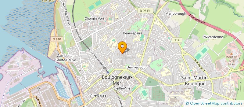 localisation de l'entreprise L'IMMOBILIERE MBC  BOULOGNE-SUR-MER