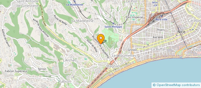 localisation de l'entreprise L IMMOBILIERE MEDITERRANEENNE INTERNATIONALE à NICE