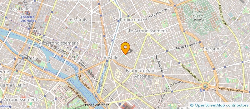 localisation de l'entreprise L' IMMOBILIERE ROQUETTE  PARIS