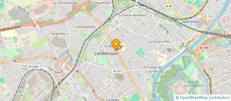 localisation de l'entreprise L'IMMOBILIERE SAINT PIAT à LAMBERSART