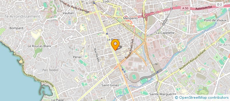 localisation de l'entreprise L'IMMOBILIERE SB à MARSEILLE