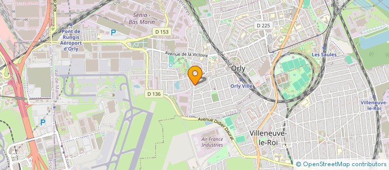 localisation de l'entreprise L'IMMOBILIERE SBA POUR LA PROMOTION DES STANDS  ORLY