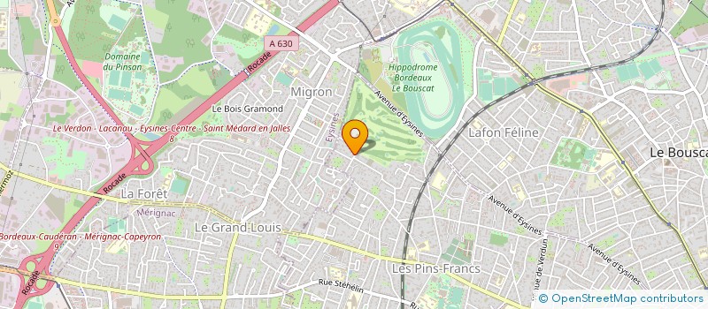 localisation de l'entreprise L'IMMOBILIERE YPC à BORDEAUX