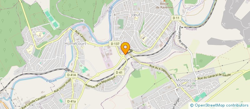 localisation de l'entreprise L'IMMORTEL  HOMECOURT