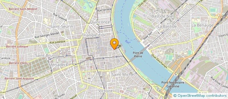 localisation de l'entreprise L'IMMOTHEQUE à BORDEAUX