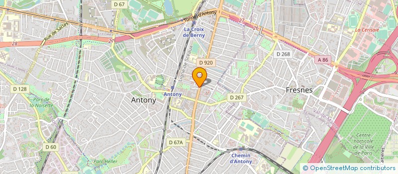 localisation de l'entreprise L IMMOTHEQUE D ANTONY à ANTONY