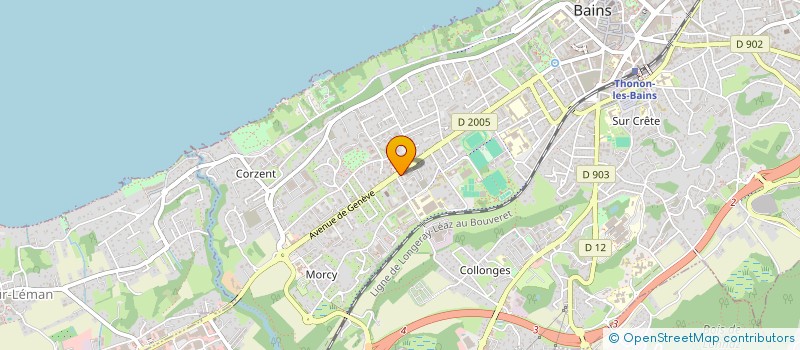 localisation de l'entreprise L'IMOTHENTIQUE à THONON-LES-BAINS