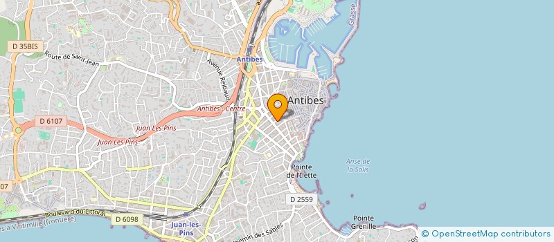 localisation de l'entreprise L'IMPECCABLE à ANTIBES
