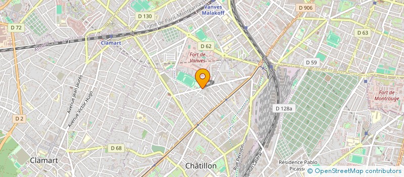 localisation de l'entreprise L'IMPERATRICE EHRMANN  CHATILLON