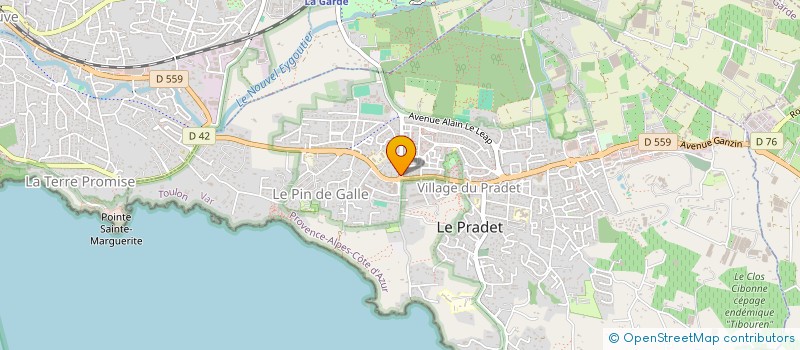 localisation de l'entreprise L'IMPERIA  LE PRADET