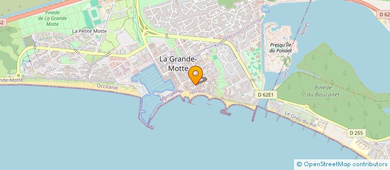 localisation de l'entreprise L IMPERIAL  LA GRANDE-MOTTE