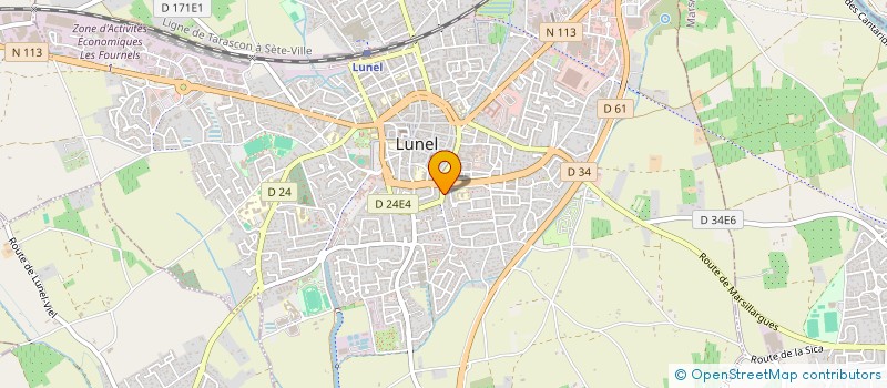 localisation de l'entreprise L'IMPERIALE  LUNEL