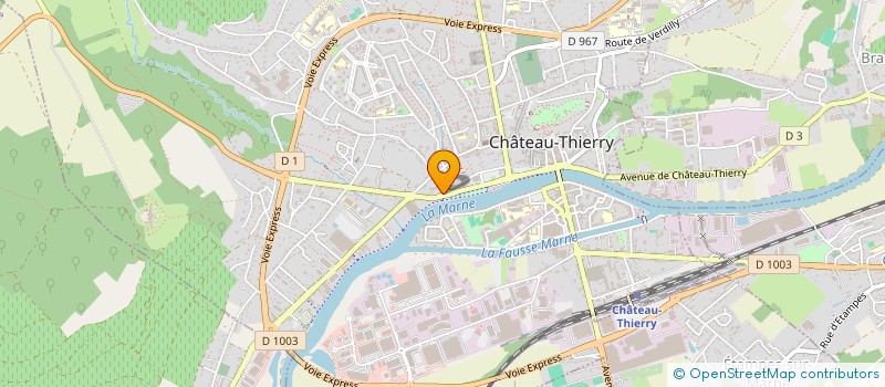 localisation de l'entreprise L'IMPORTUN à CHATEAU-THIERRY