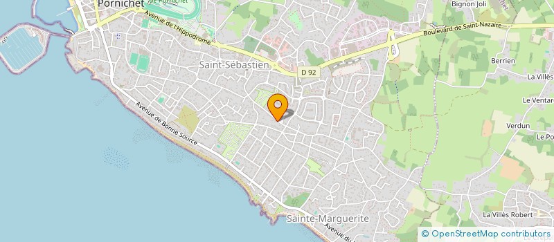 localisation de l'entreprise L'IMPREVU à PORNICHET