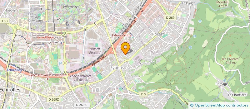 localisation de l'entreprise L'IMPREVU à EYBENS