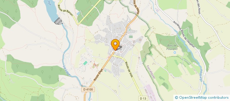 localisation de l'entreprise L'IMPREVU à MANE