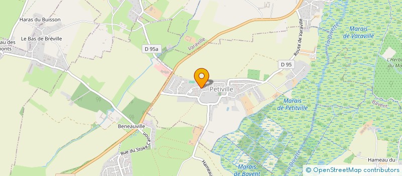 localisation de l'entreprise L'IMPREVU  PETIVILLE