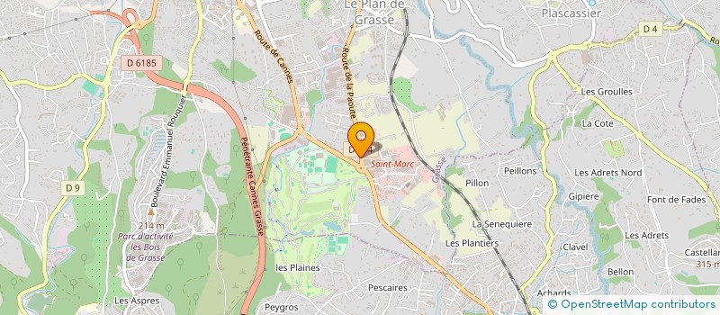 localisation de l'entreprise L'IMPREVU BIS  GRASSE