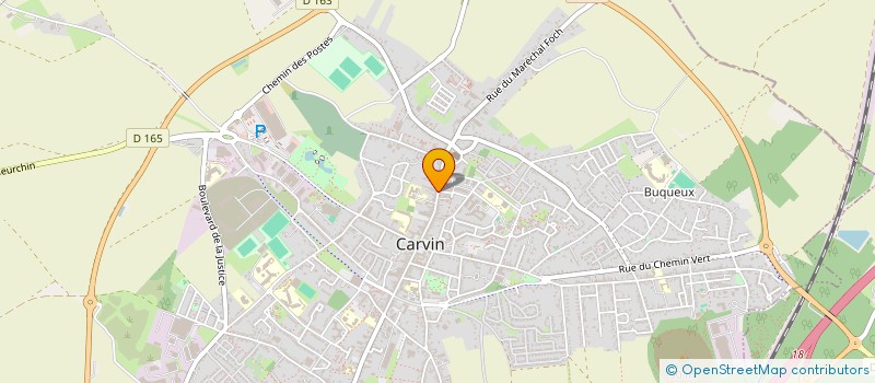 localisation de l'entreprise L'IMPREVU MARKET à CARVIN