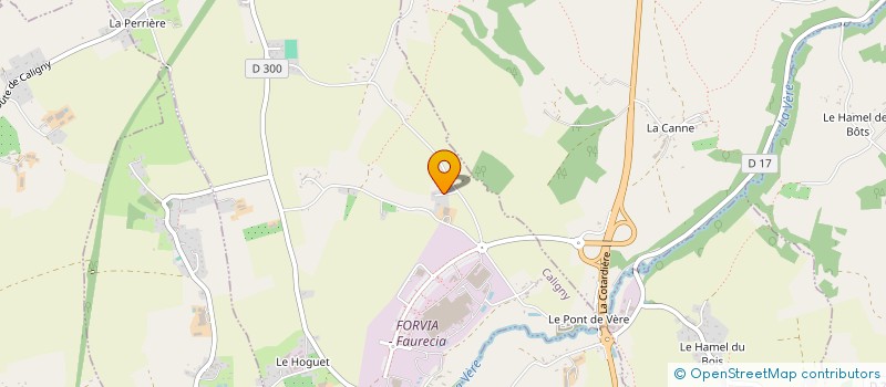 localisation de l'entreprise L IMPREVU SARL à CALIGNY