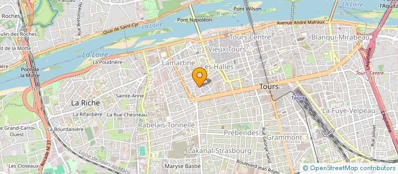 localisation de l'entreprise L'IMPRIMERIE  TOURS