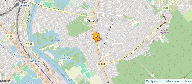 localisation de l'entreprise L'IMPRIMERIE DE DRAVEIL à DRAVEIL