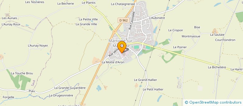 localisation de l'entreprise L'IMPRIMERIE SOLIDAIRE à MARTIGNE-SUR-MAYENNE