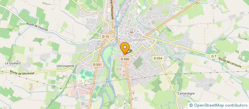 localisation de l'entreprise L'IMPRIMEUR  CONDOM