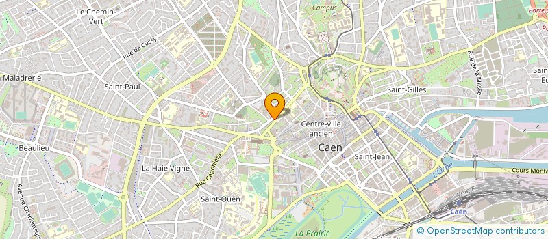 localisation de l'entreprise L'IMPROBABLE à CAEN