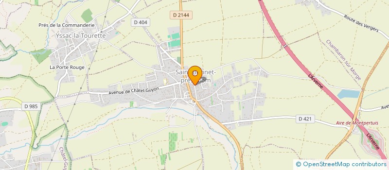 localisation de l'entreprise L'IMPROBABLE ASSOCIATION à SAINT-BONNET-PRES-RIOM