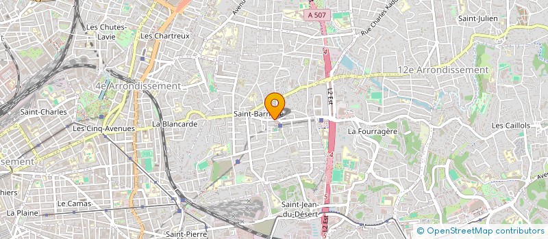 localisation de l'entreprise L'IMPROMPTUE COMPAGNIE à MARSEILLE