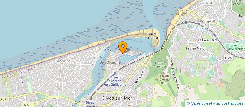 localisation de l'entreprise L'IMPROVIDANSE  DIVES-SUR-MER