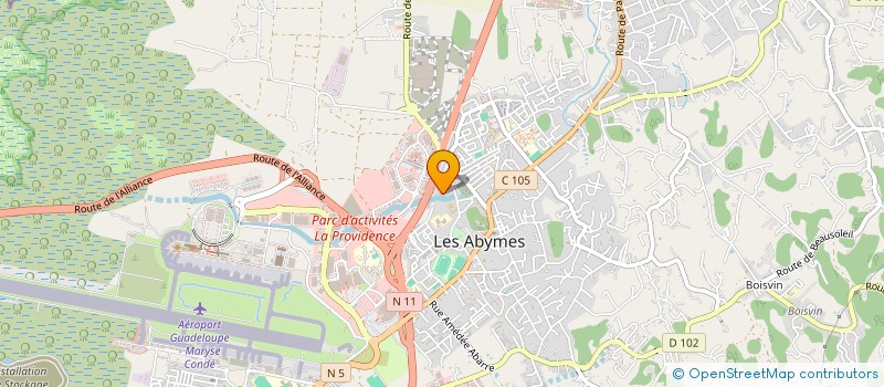 localisation de l'entreprise L'- IMPULSES  LES ABYMES