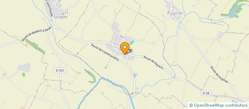 localisation de l'entreprise L'IMPULSION MATRICIELLE  SOUILHE