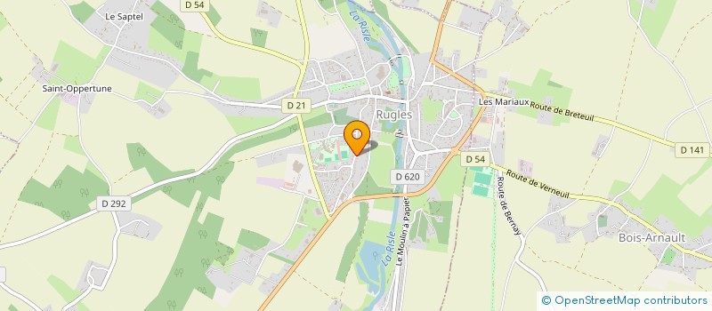 localisation de l'entreprise L'IN-VEST IMMO  RUGLES