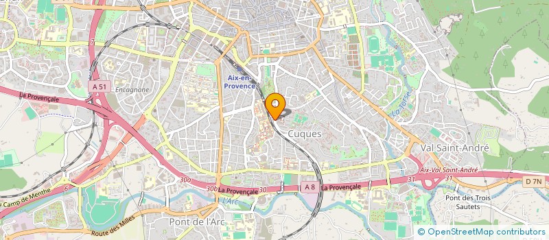 localisation de l'entreprise L'INACCESSIBLE à AIX-EN-PROVENCE