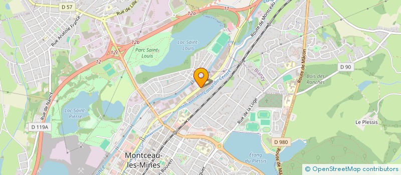 localisation de l'entreprise L'INATTENDU à MONTCEAU-LES-MINES